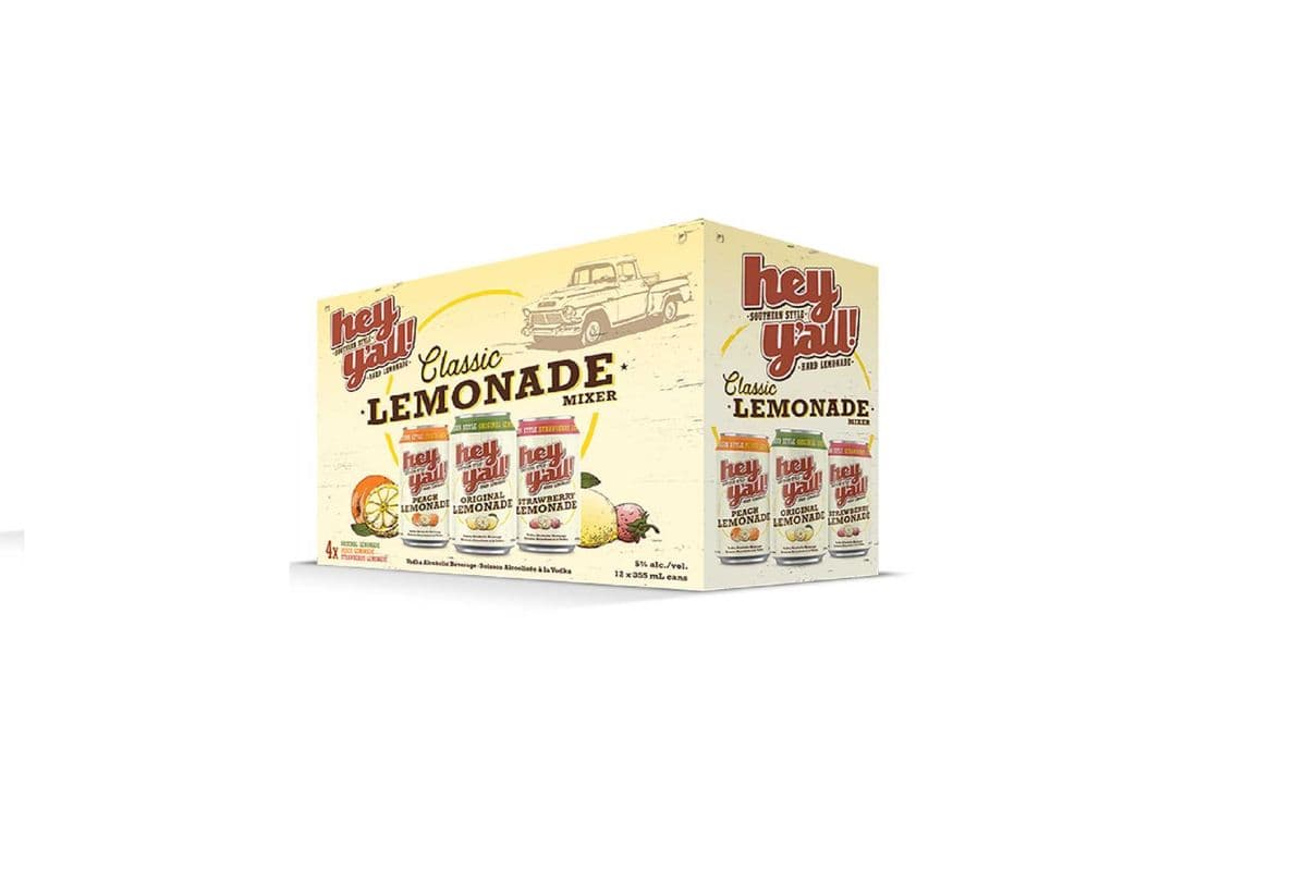884051 - HEY Y'ALL LEMONADE MIXER PACK (12 x 355ML)