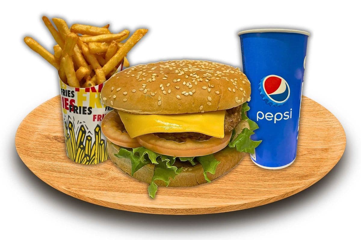 Combo- CHEESE BURGER- DEAL $16.75