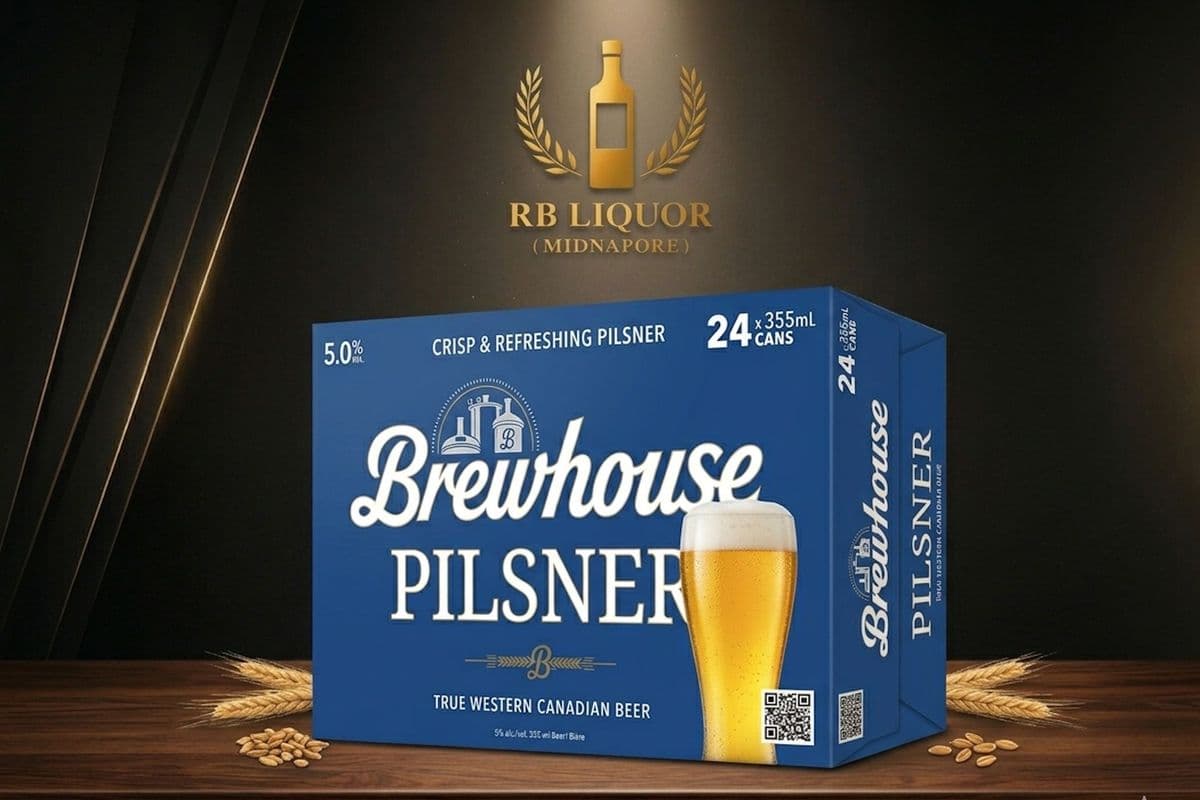 BREWHOUSE PILSNER (24 CANS X 355ML) 5.0% ABV (24 x 355 mL)