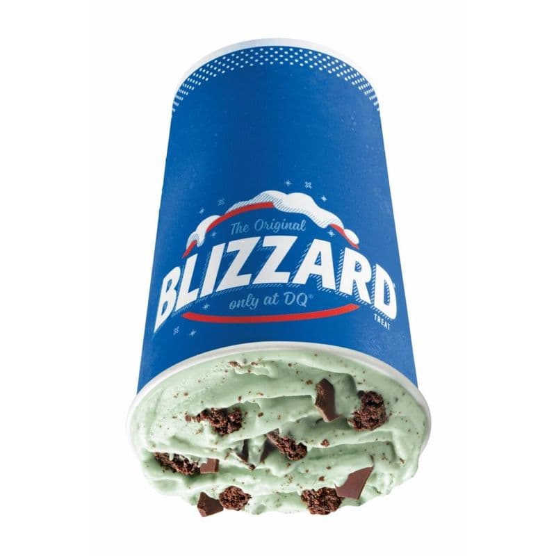 Dessert Blizzard® au brownie et à la menthe / Blizzard® Dessert with Brownie and Mint