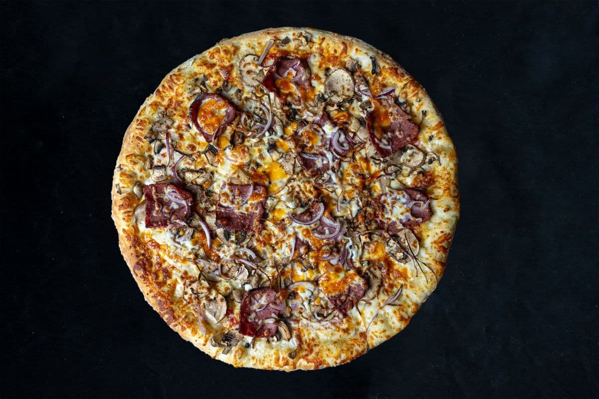 16" X-Large Pastrami Mushroom Pizza
