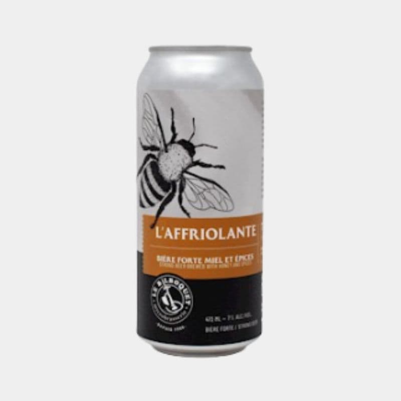 Bilboquet - L'Affriolante (Rouse Miel et Épices), canette 473 ml (7%) / Bilboquet - L'Affriolante  (Strong honey and spices beer), can 473 ml (7%)