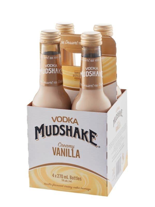 Vodka Mudshake Creamy Vanilla (4PK) (4 x 270ml)