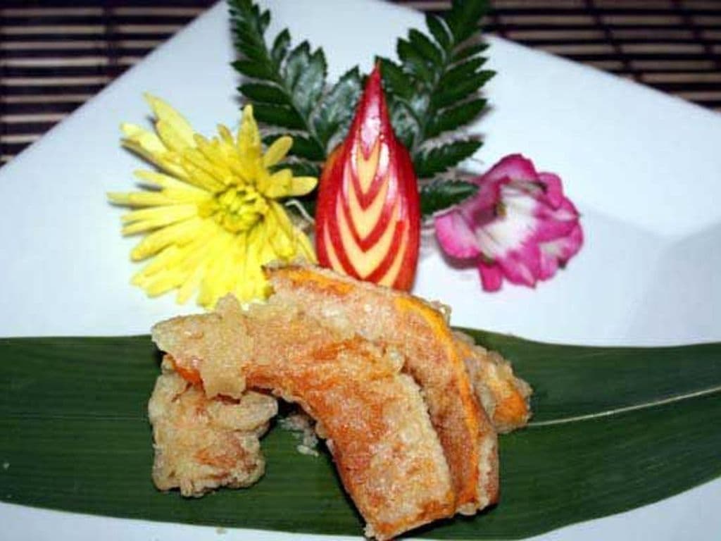 21F. Pumpkin Tempura (8pcs)