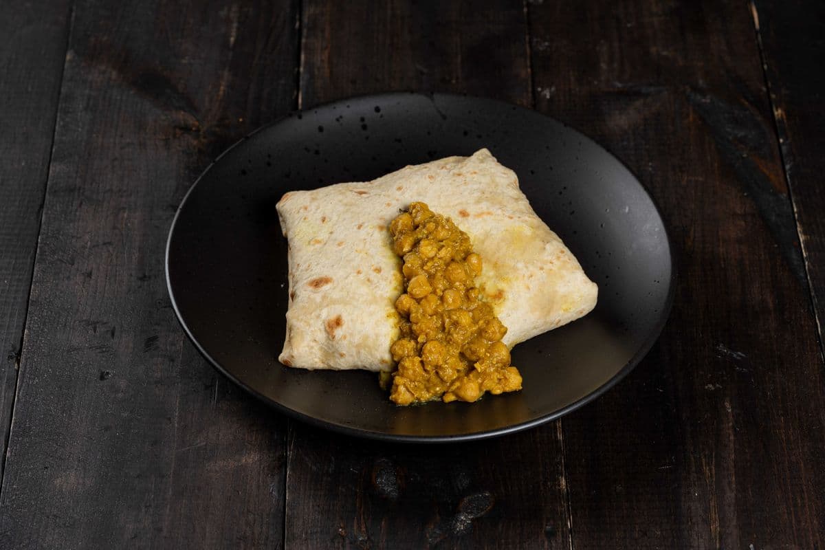 Roti - Curry Channa