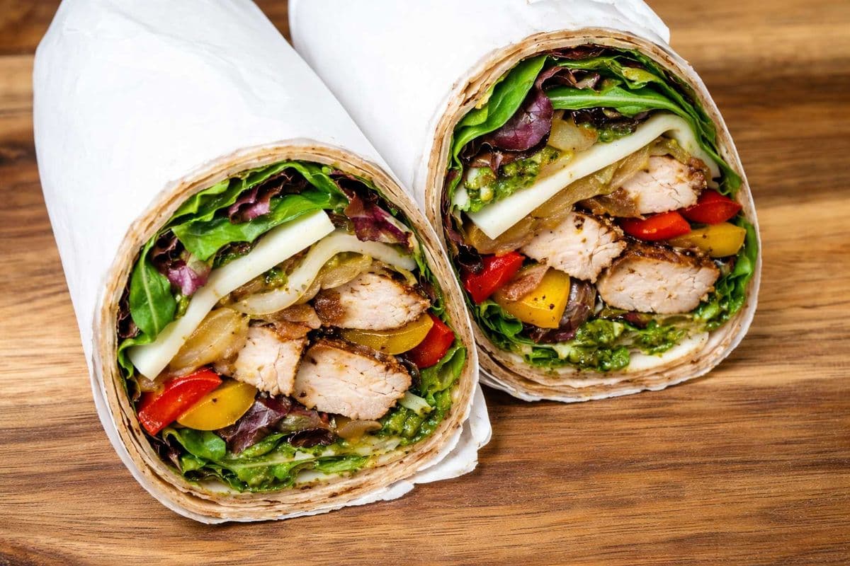 Pesto Chicken Wrap