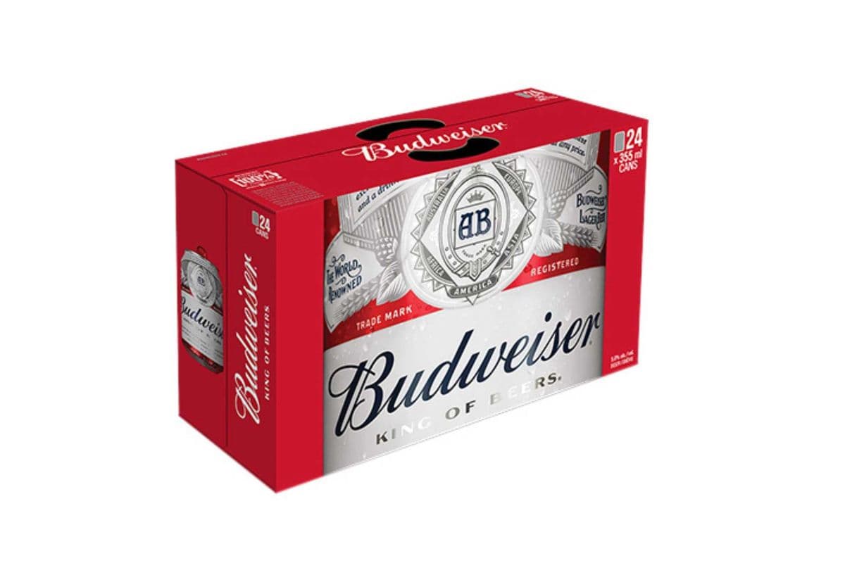 Budweiser (24 x 355 ml Cans)