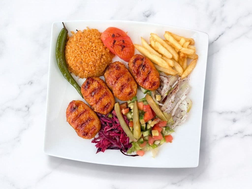 Chicken Kofte BBQ Dinner (4 pcs)