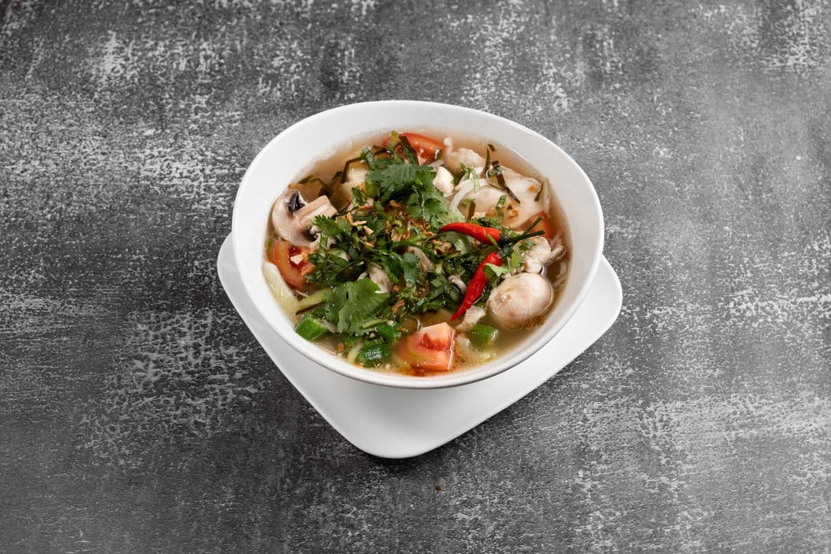 H. King Soup with Mixed Seafood
