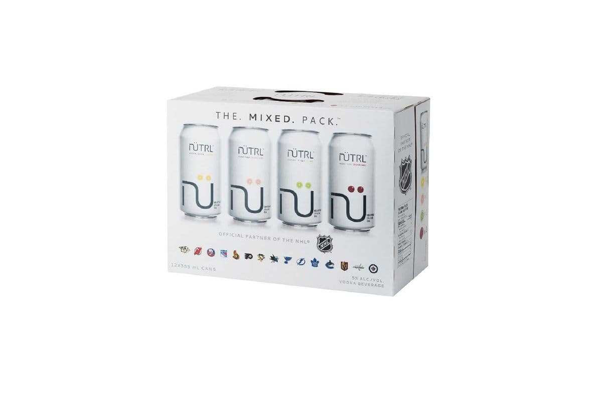Nutrl Bar Classics Mixer (12 Pack Cans) (12 x 355 ml Cans)