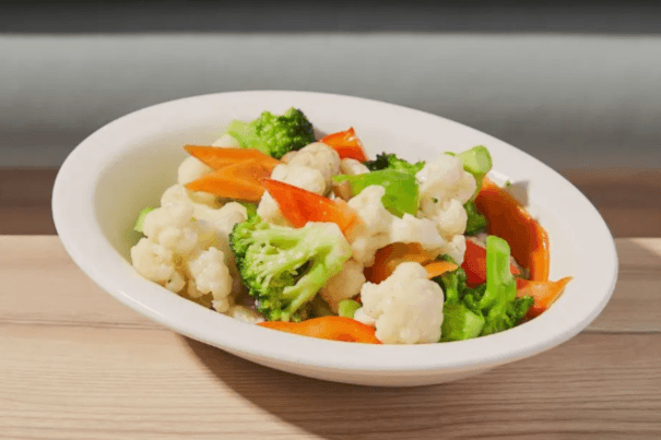 Steamed Broccoli and Carrots