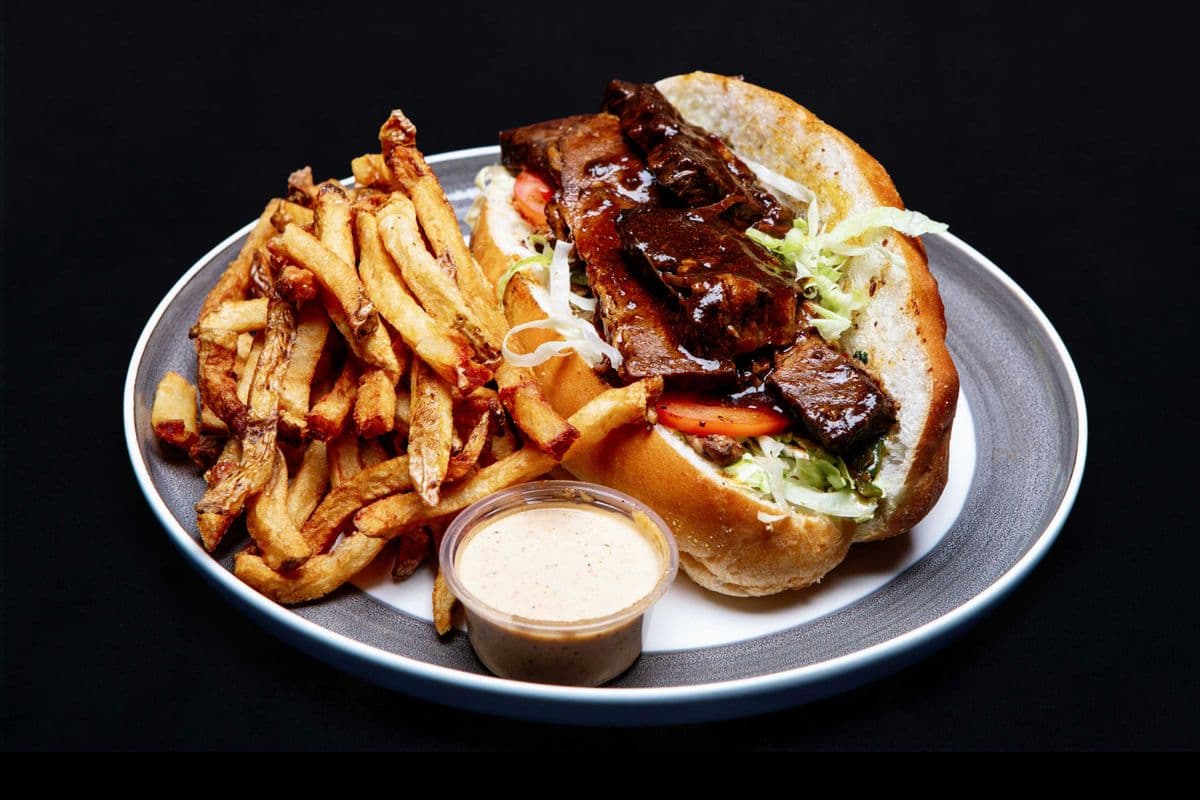 Smoked Beef Brisket Po' Boy