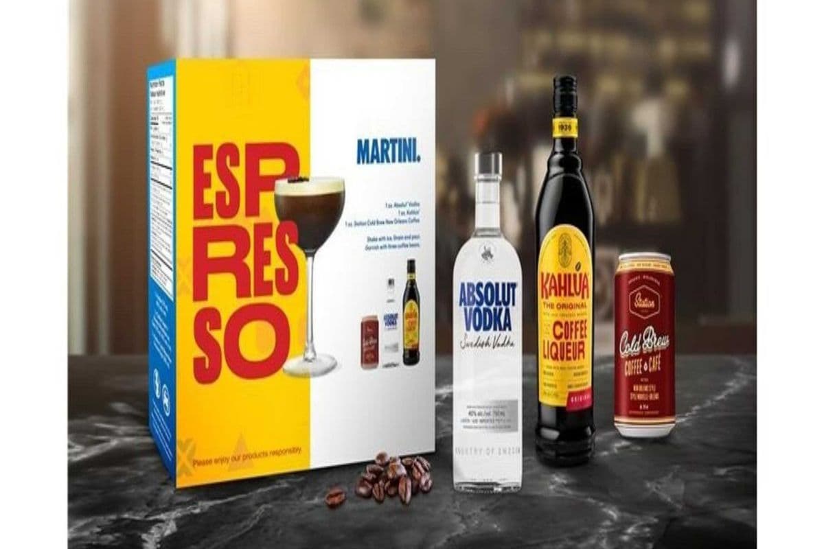 ABSOLUT X KAHLUA MARTINI-375ML (1 x 750 ML )