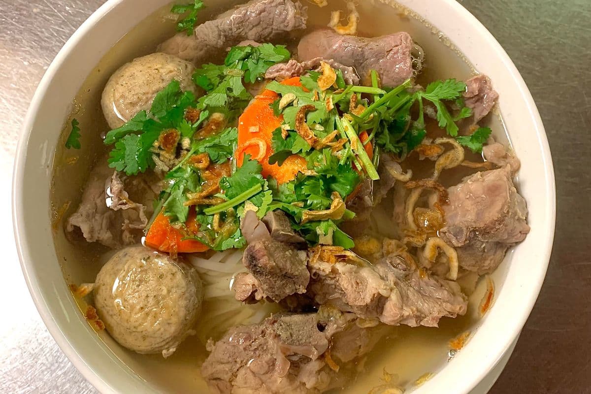 F. Mini Beef Ball Soup
