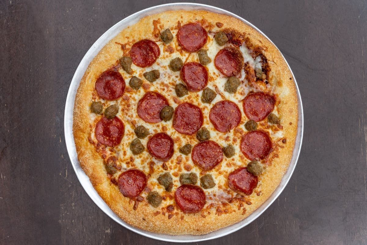 Large Meat Trio Pizza