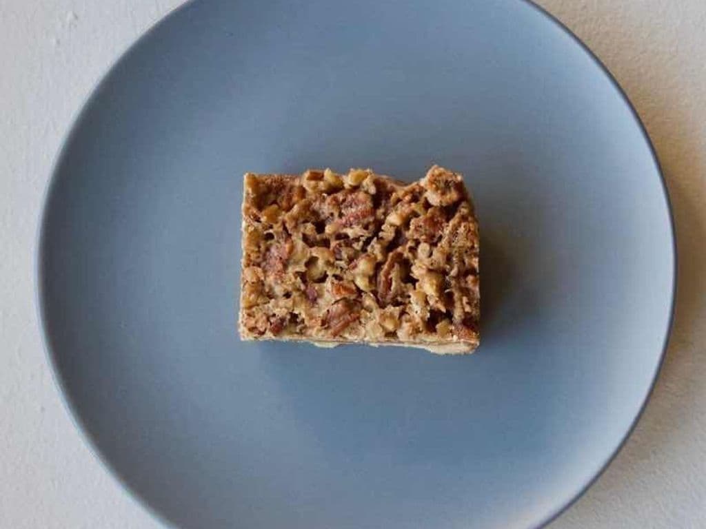 vegan pecan square - gf