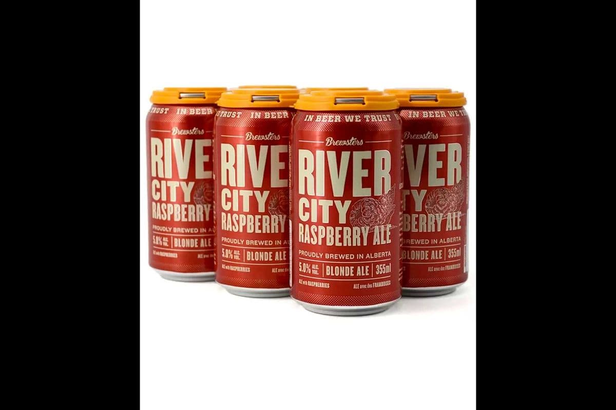 BREWSTER RIVER CITY RASPBERRY ALE (6 x 355ML CANS) (6 x 355ML)