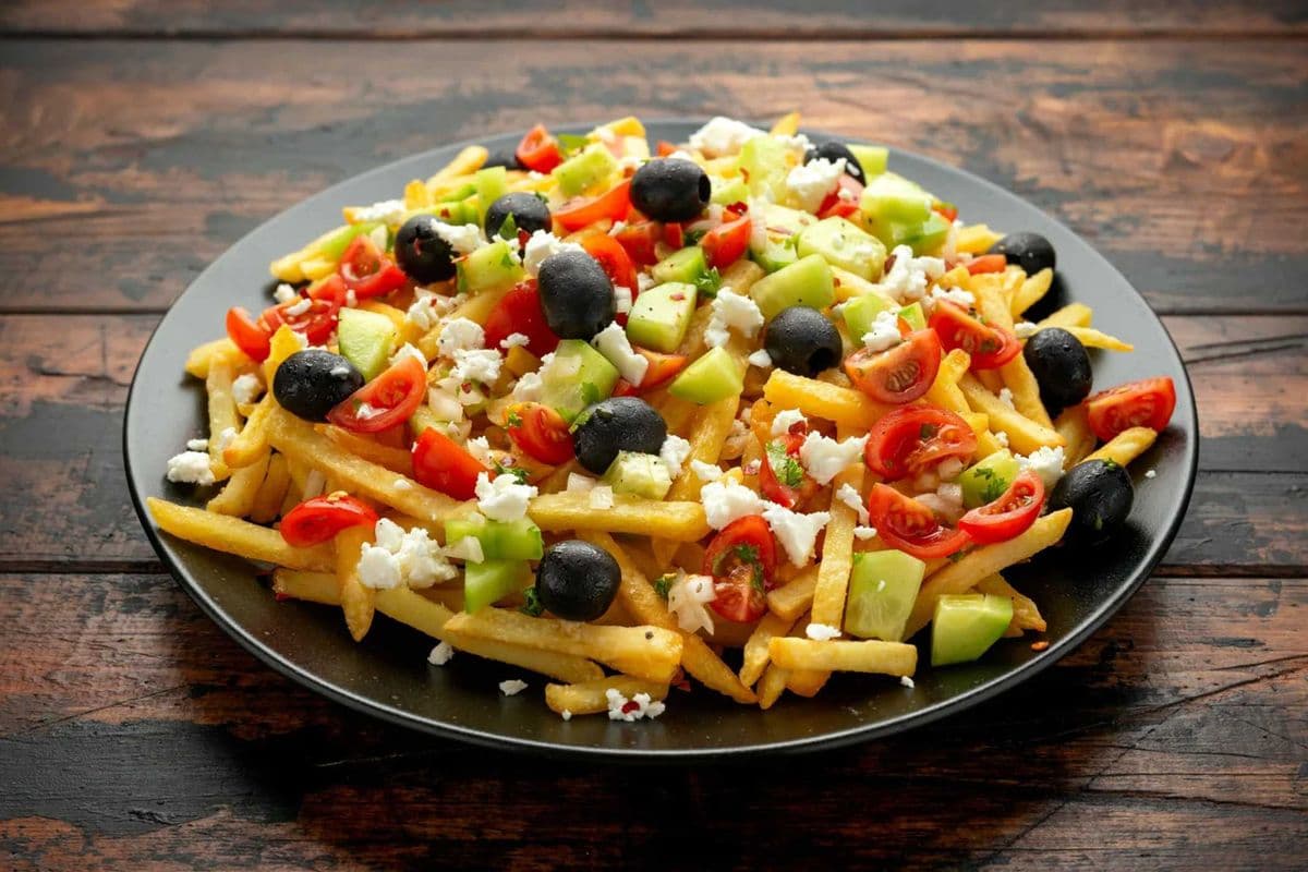 Loaded Greek Fries