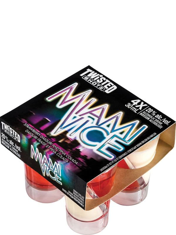 Twisted Shotz Miami Vice (4 Pack) (4 x 30 ml)