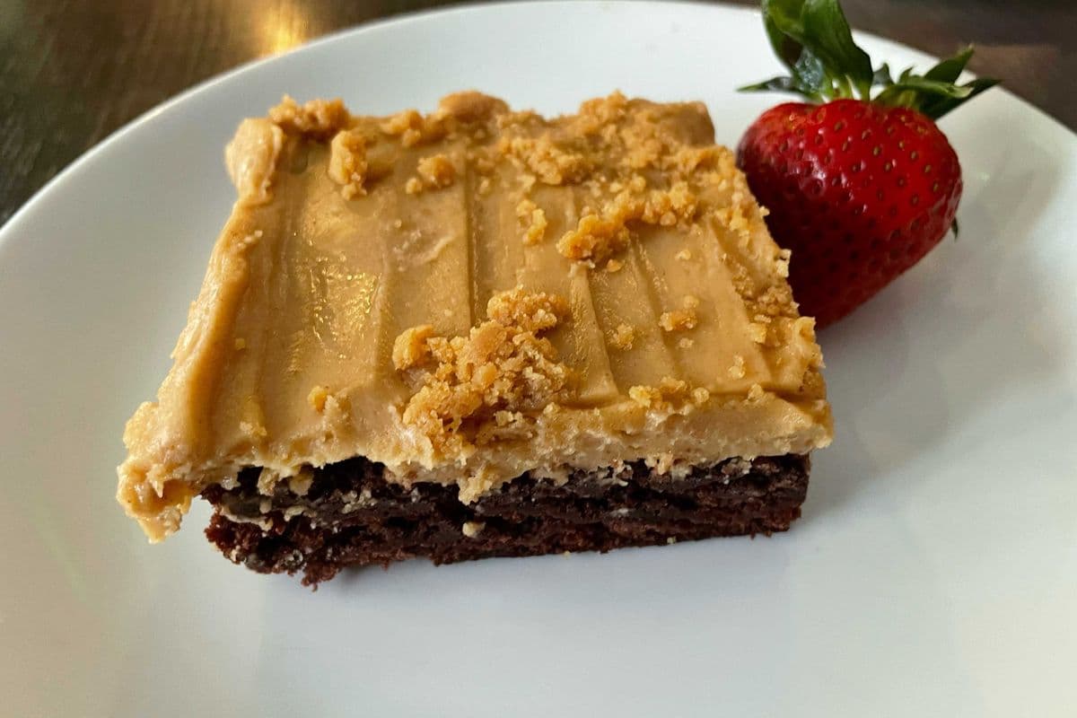 Peanut Butter Brownie Square