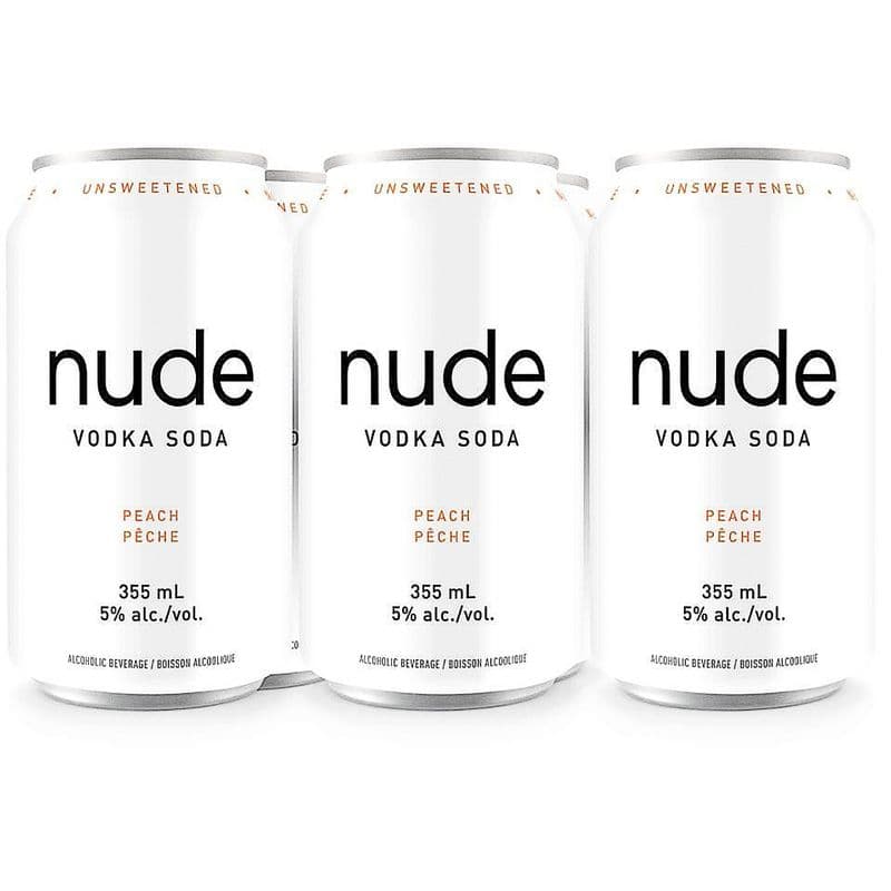 Nude Vodka Peach (6 Cans) (1 x 355ML)