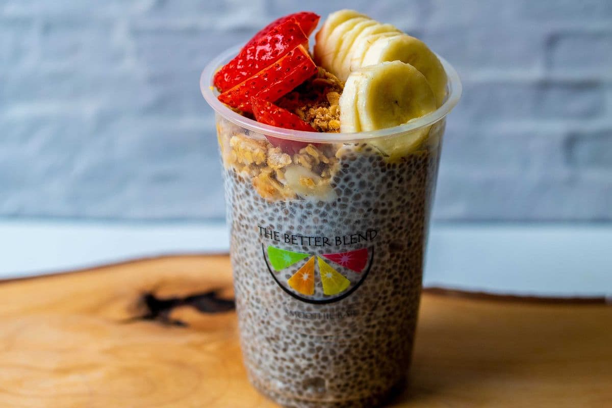 Strawberry Banana Chia Pudding (12 oz)