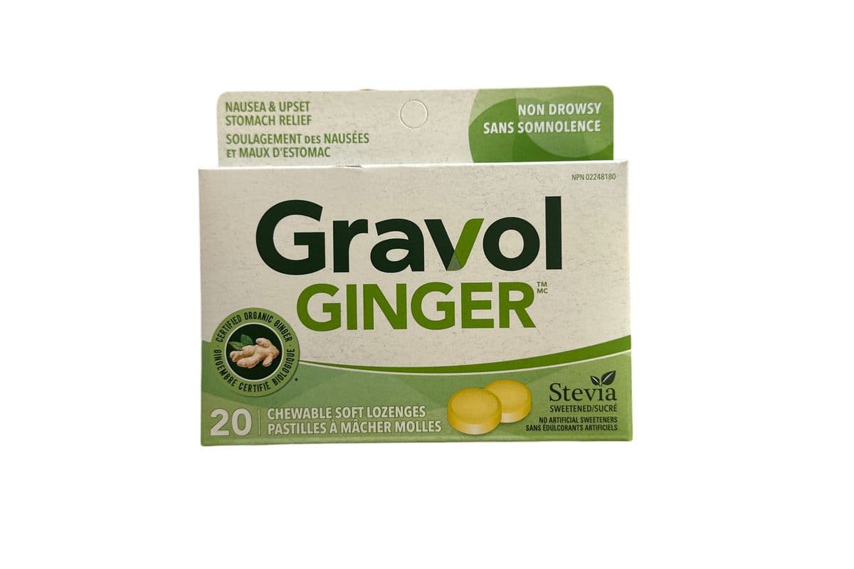 Gravol Ginger (20 Chewable Soft Lozens)