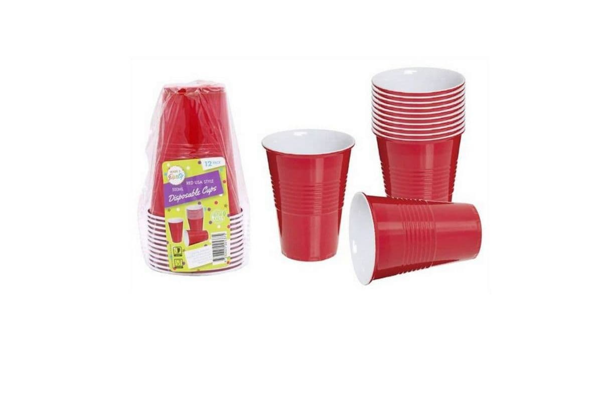 Disposable Plastic Cups (160 oz) (10 Pack)