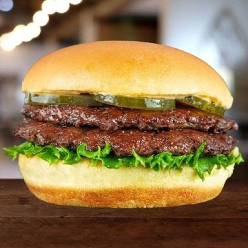 Burger végétarien de style oklahoma / Vegetarian Oklahoma Style Burger