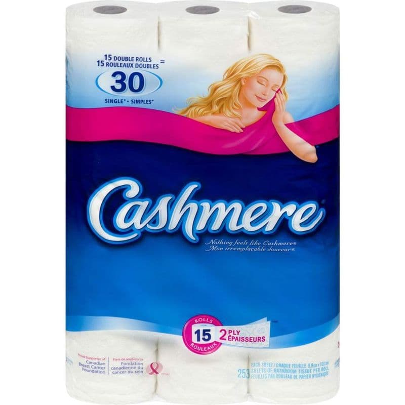 Cashmere Rouleau de Papier Hygienique 15=30 / Cashmere Bathroom Tissue 15=30