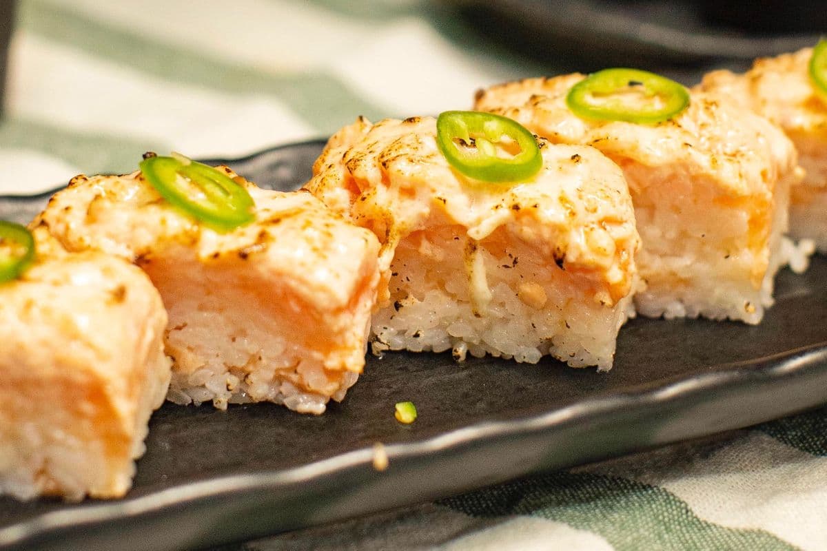Salmon Oshi Sushi