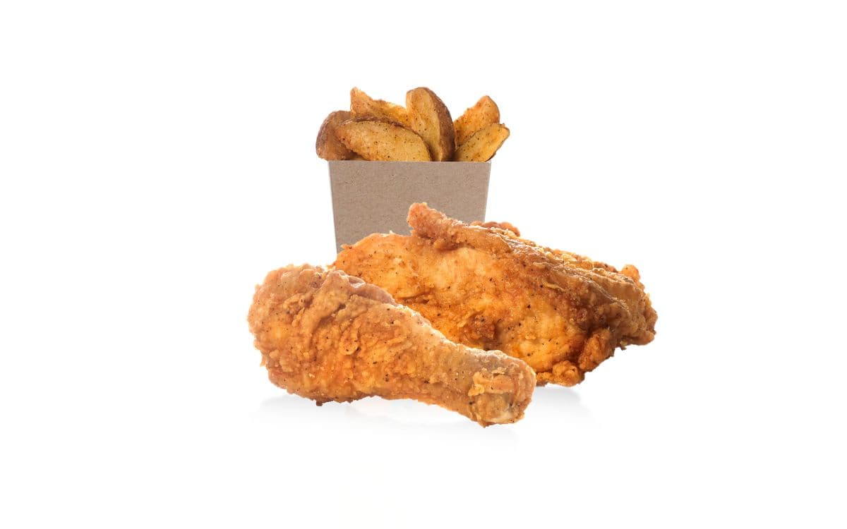 2 Piece Chicken & Taters
