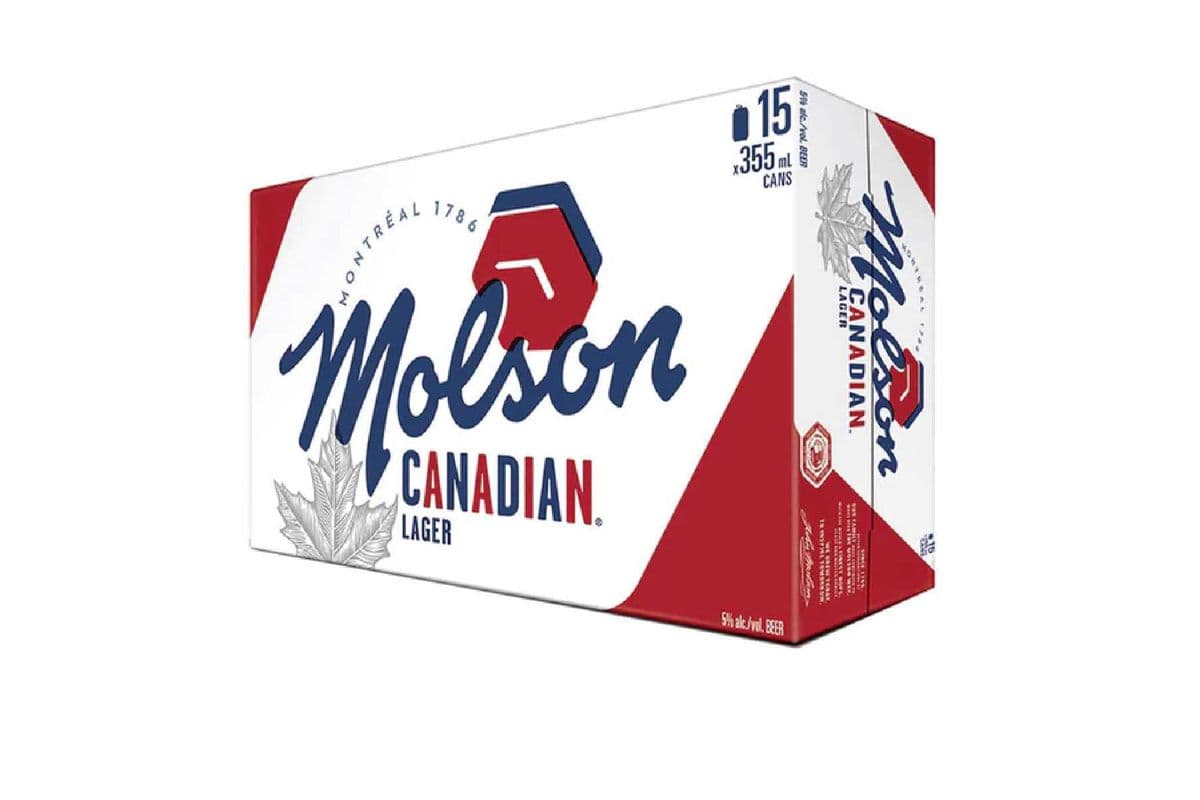 Molson Canadian (15 Pack Cans) (15 x 355 ml Cans)
