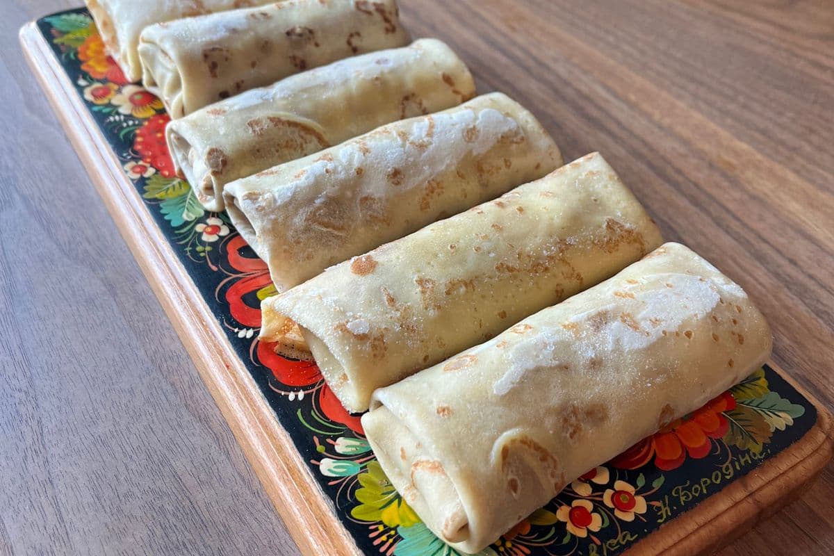 Frozen Nalysnyky (Crepe Rolls)