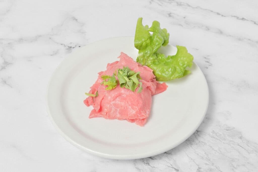 G2. Sliced Rare Beef