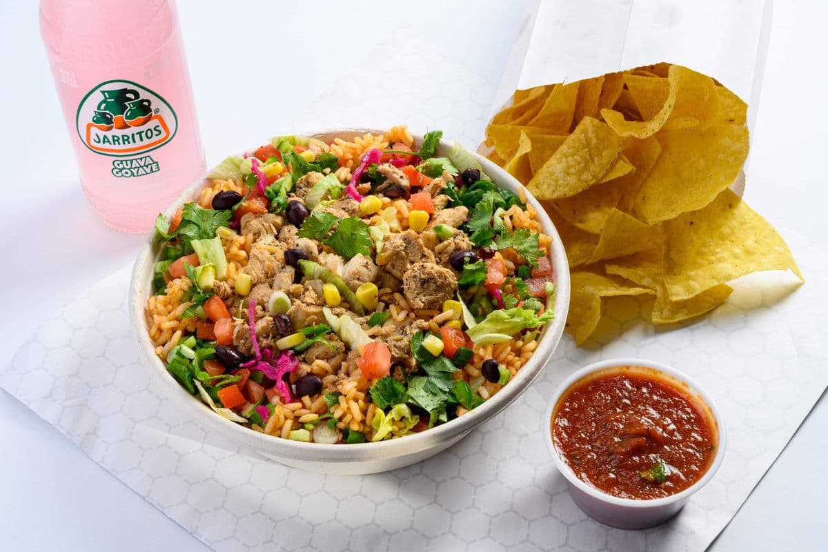 Naked Burrito (Burrito Bowl) Combo