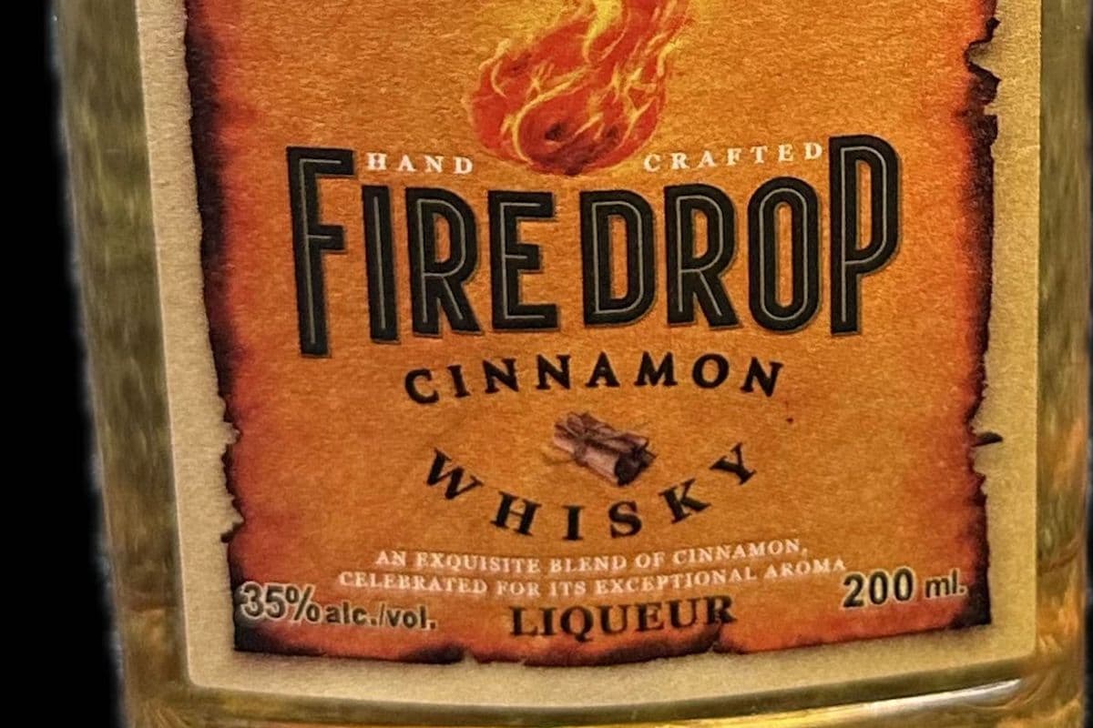 FIRE DROP CINNAMON WHISKY 200ML (1 x 200ML)