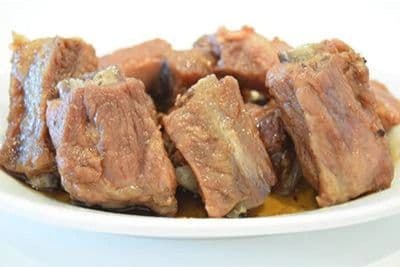 Côtes levées à l'ail / Dry Garlic Spareribs