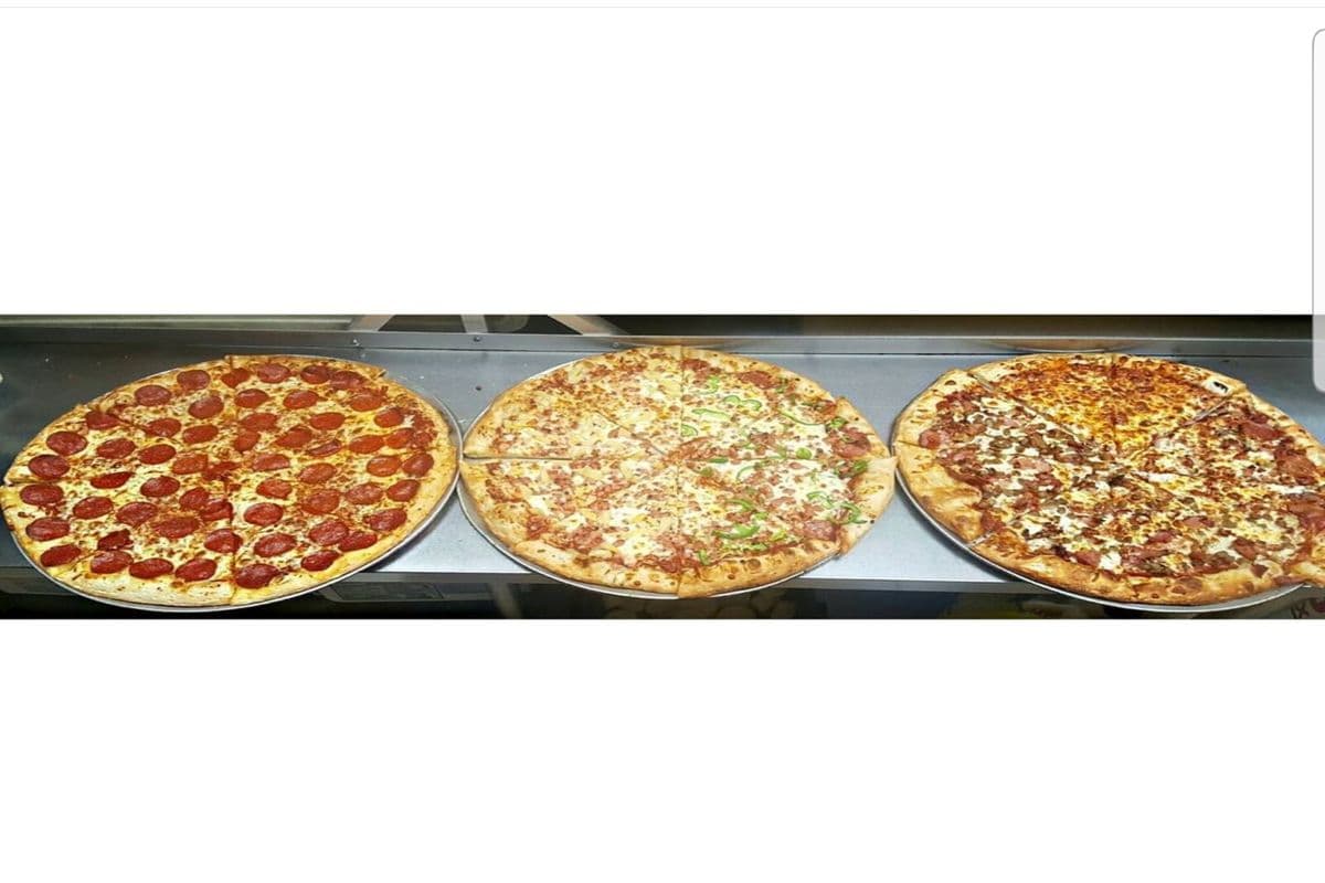 Three Small Nine-Toppings Combined Pizza