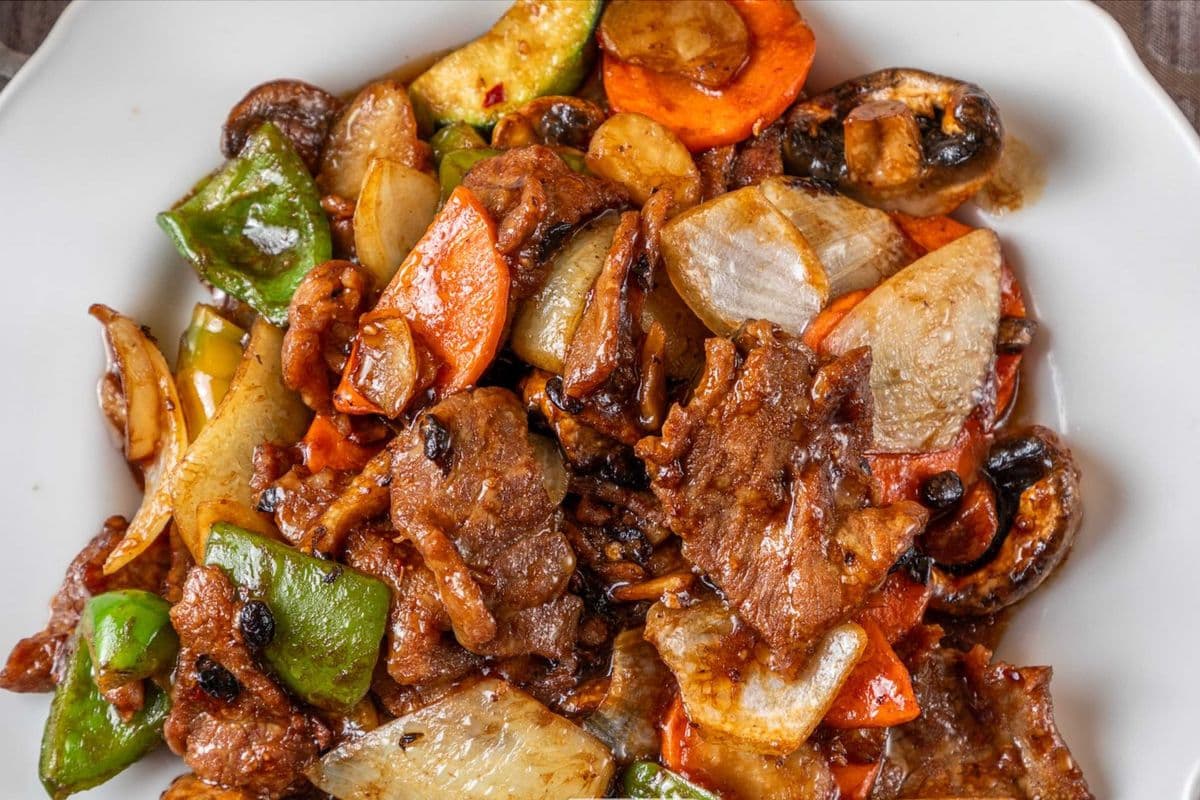 28. Beef with Black Bean Sauce