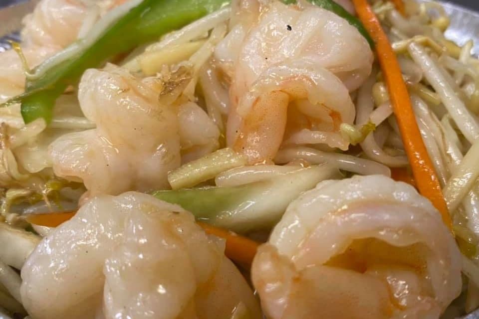 36A. Prawns Chop Suey