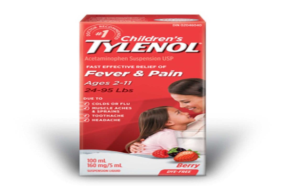 Children's Tylenol Ages 2-11 Cherry Flavor 100ml