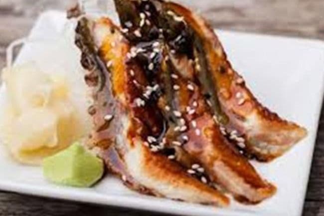 87. Eel Sashimi (4 pcs)