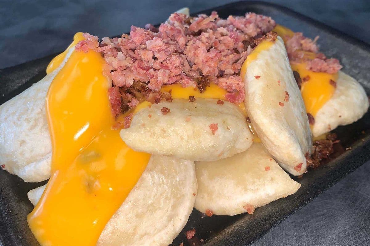 Cheezy Bacon Perogies
