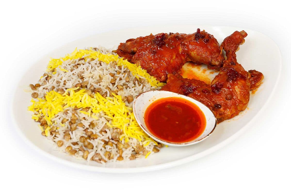 Adas Polo with Chicken