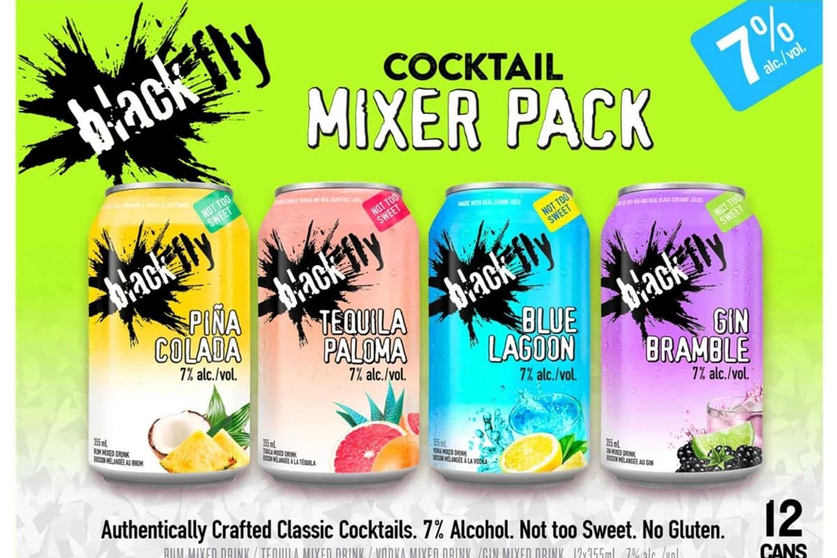 BLACK FLY CLASSIC COCKTAIL MIXER 2.0 (12 PACK) (12 x 355ML CAN)