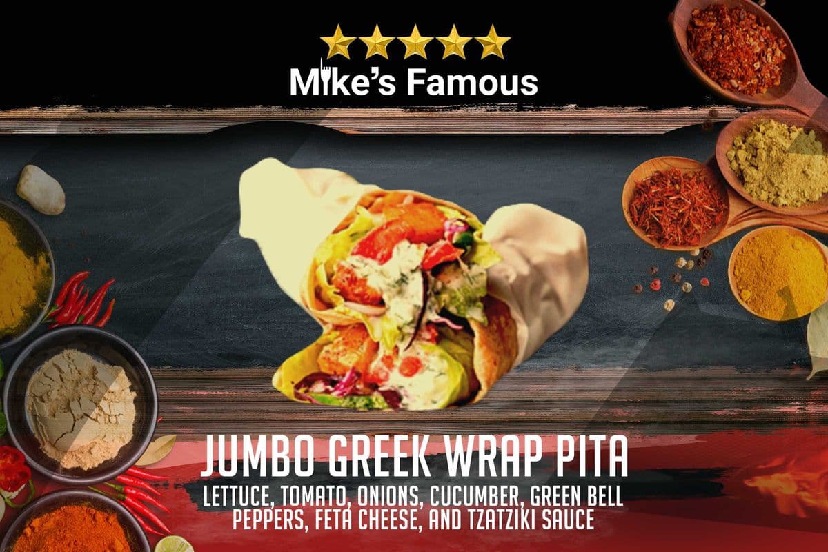 Jumbo Greek Wrap Pita