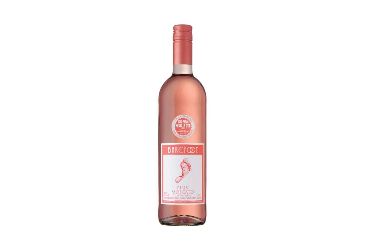 Barefoot Pink Moscato (1 x 750 ml Bottle)