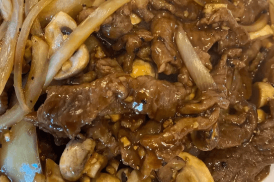 Beef with Black Pepper Sauce