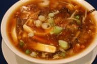Vegetable Hot-and-Sour Soup 什菜酸辣汤(小)